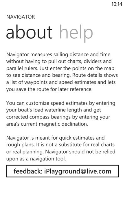 Lumia App #38: Navigator