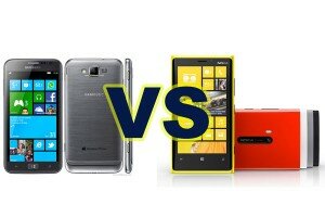 Nokia Lumia 920 versus Samsung Ativ S